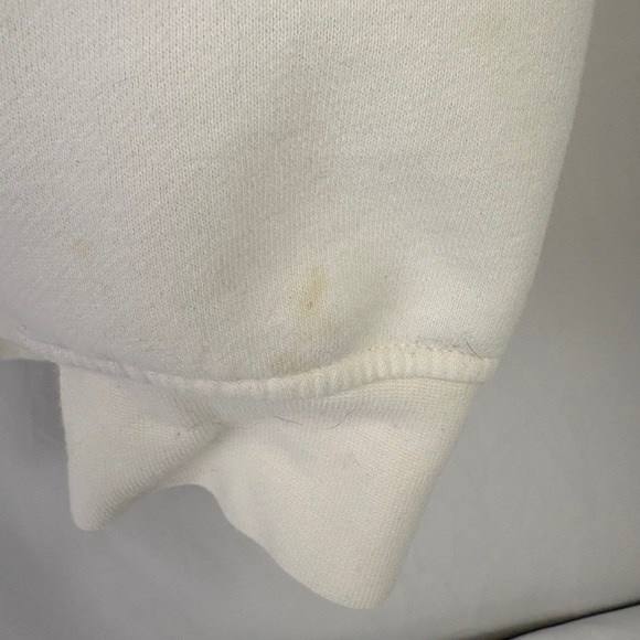 Southern Proper Off White Quarter Zip Pullover Sweatshirt Plaid Lined Size L - Picture 7 of 10